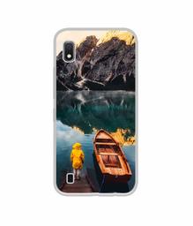 Amazon Brand - Solimo Designer Lake View UV Printed Soft Back Case Mobile Cover for Samsung Galaxy A10