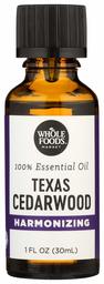 Whole Foods Market, Essential Oil, Texas Cedarwood, 1 fl oz