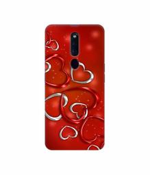 Amazon Brand - Solimo Designer Hearts 3D Printed Hard Back Case Mobile Cover for Oppo F11 Pro