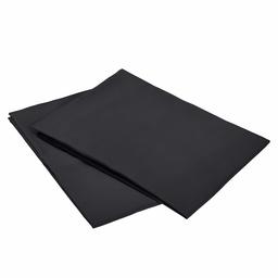 AmazonBasics Premium Microfiber Pillowcases, 2-Pack - 40 x 80 cm, Black