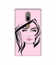 Amazon Brand - Solimo Designer Pink Lady Pattern 3D Printed Hard Back Case Mobile Cover for Lenovo Phab2 Plus