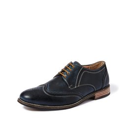 Amazon Brand - Symbol Men's Navy Brogue Shoes - 6 UK/India (40 EU)(AZ-KY-109A)