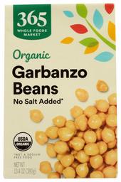 365 Everyday Value, Organic Garbanzo Beans, No Salt Added, 13.4 oz