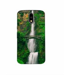 Amazon Brand - Solimo Designer Waterfall 3D Printed Hard Back Case Mobile Cover for Motorola Moto G4 Plus