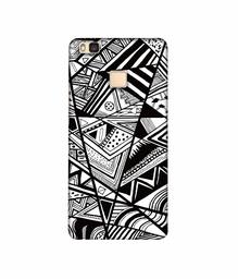 Amazon Brand - Solimo Designer Random Pattern 3D Printed Hard Back Case Mobile Cover for Huawei P9 lite