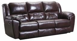 Ravenna Home Maplewood Leather Reclining Sofa, 92