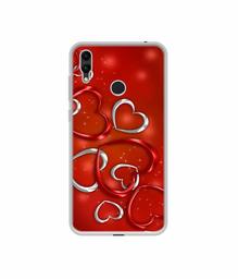 Amazon Brand - Solimo Designer Hearts UV Printed Soft Back Case Mobile Cover for Huawei Honor 8C