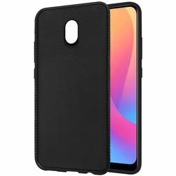 Amazon Brand - Solimo Mobile Cover for Mi Redmi 8A (Soft & Flexible Back case), Black