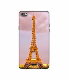 Amazon Brand - Solimo Designer Eiffel Tower Paris 3D Printed Hard Back Case Mobile Cover for Micromax Canvas Sliver 5 Q450