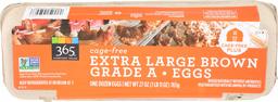 365 EVERYDAY VALUE Non GMO Brown Grade A Eggs, Extra Large, 12 Count