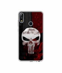 Amazon Brand - Solimo Designer Punisher Skull UV Printed Soft Back Case Mobile Cover for Asus ZenFone Max Pro M2