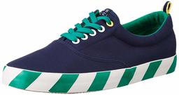 Amazon Brand - House & Shields Men's Navy Canvas Sneakers-8 UK (42 EU) (9 US) (AZ-HS-015)