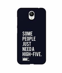 Amazon Brand - Solimo Designer High-Five 3D Printed Hard Back Case Mobile Cover for Vivo Y21L