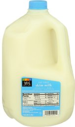 365 EVERYDAY VALUE Fat Free Milk, 128 FZ