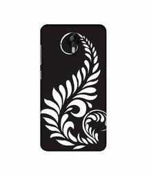 Amazon Brand - Solimo Designer Simple White Rangoli 3D Printed Hard Back Case Mobile Cover for Micromax Canvas Nitro 4G E455