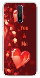 Amazon Brand - Solimo Designer Multicolor You & Me Heart Design Printed Soft Back Case Mobile Cover for Poco X2 / Xiaomi Redmi K30