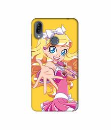 Amazon Brand - Solimo Designer Singing Girl Vector 3D Printed Hard Back Case Mobile Cover for Asus Zenfone Max (M2) ZB633KL