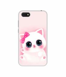 Amazon Brand - Solimo Designer Babby Kitty UV Printed Soft Back Case Mobile Cover for Huawei Honor 7s