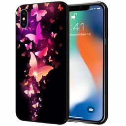 Amazon Brand - Solimo Designer Butterfly Printed Hard Back Case Mobile Cover for Apple iPhone X/Xs (D1171)