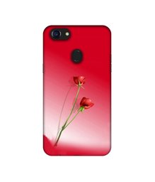 Amazon Brand - Solimo Designer Red Roses UV Printed Soft Back Case Mobile Cover for Oppo F5