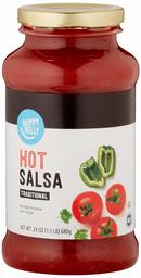 Amazon Brand - Happy Belly Traditional Hot Salsa, 24 Ounce