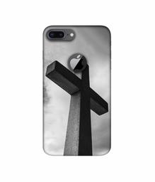 Amazon Brand - Solimo Designer Cross 3D Printed Hard Back Case Mobile Cover for Apple iPhone 8 Plus (with Logo Cut)