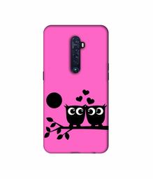 Amazon Brand - Solimo Designer Love Birds Vector 3D Printed Hard Back Case Mobile Cover for Oppo Reno 2