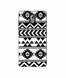 Amazon Brand - Solimo Designer Multi Shape Texture 3D Printed Hard Back Case Mobile Cover for Nokia 3.1