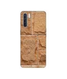 Amazon Brand - Solimo Designer Masted Color Marble 3D Printed Hard Back Case Mobile Cover for Oppo F15