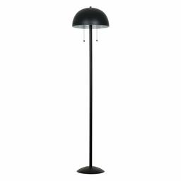 Amazon Brand – Rivet Modern Metal Dome-Shaped Skinny Stem Floor Lamp, LED Bulbs Included, 58.25