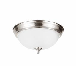 Amazon Brand - Ravenna Home Single-Light Flush-Mount Ceiling Light with Frosted Glass Shade, 5.3