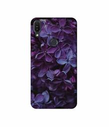 Amazon Brand - Solimo Designer Purple Flowers 3D Printed Hard Back Case Mobile Cover for Asus Zenfone Max Pro M1 ZB601KL