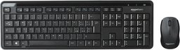 AmazonBasics - Set tastiera e mouse wireless - Tastiera silenziosa e compatta - Layout IT (QWERTY)