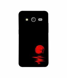 Amazon Brand - Solimo Designer Red Moon 3D Printed Hard Back Case Mobile Cover for Samsung Galaxy Core 2 G355H