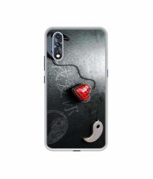 Amazon Brand - Solimo Designer Chinnese Yin and Yang UV Printed Soft Back Case Mobile Cover for Vivo Z1x