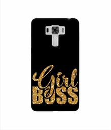 Amazon Brand - Solimo Designer Sparkle Girl Boss 3D Printed Hard Back Case Mobile Cover for Asus Zenfone 3 Laser ZC551KL