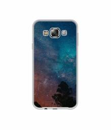 Amazon Brand - Solimo Designer Sky Photography UV Printed Soft Back Case Mobile Cover for Samsung Galaxy E5