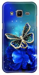 Amazon Brand - Solimo Designer Butterfly Design 3D Printed Hard Back Case Mobile Cover for Samsung Galaxy J2 (2017)