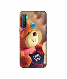 Amazon Brand - Solimo Designer Teddy Bear 3D Printed Hard Back Case Mobile Cover for Realme 5 / Realme 5s / Realme 5i