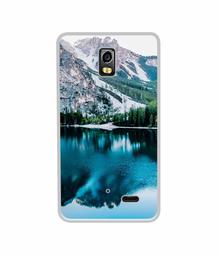 Amazon Brand - Solimo Designer Lake Mountain UV Printed Soft Back Case Mobile Cover for LYF Water 10