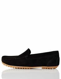 find. Amz123 Mocasín, Negro (Black (Suede)), 43 EU