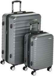 AmazonBasics Premium Hardside Spinner Luggage with Built-In TSA Lock - 2-Piece Set (21