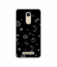 Amazon Brand - Solimo Designer Solar System UV Printed Soft Back Case Mobile Cover for Mi Redmi Note 3