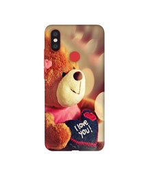 Amazon Brand - Solimo Designer Teddy Bear 3D Printed Hard Back Case Mobile Cover for Mi A2