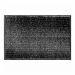 AmazonBasics Poly Linear-Rib Commercial Carpet Vinyl-Backed Mat 4X8 Pepper