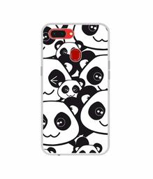 Amazon Brand - Solimo Designer Panda Texture UV Printed Soft Back Case Mobile Cover for Realme 2