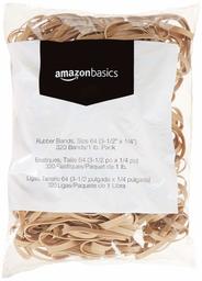 AmazonBasics, Ligas, Tamaño 64, Crepe, 3 Paquetes