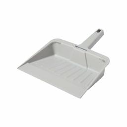 AmazonCommercial Heavy-Duty 12-inch Dustpan, Grey - 6-pack