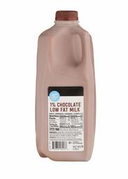 Amazon Brand - Happy Belly 1% Low Fat Chocolate Milk, Half Gallon, 64 Ounces