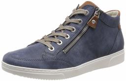 Jenny SEATTLE 2254752 Scarpe da ginnastica alte Donna, Blu (Denim, Nuss 09), 38.5 EU